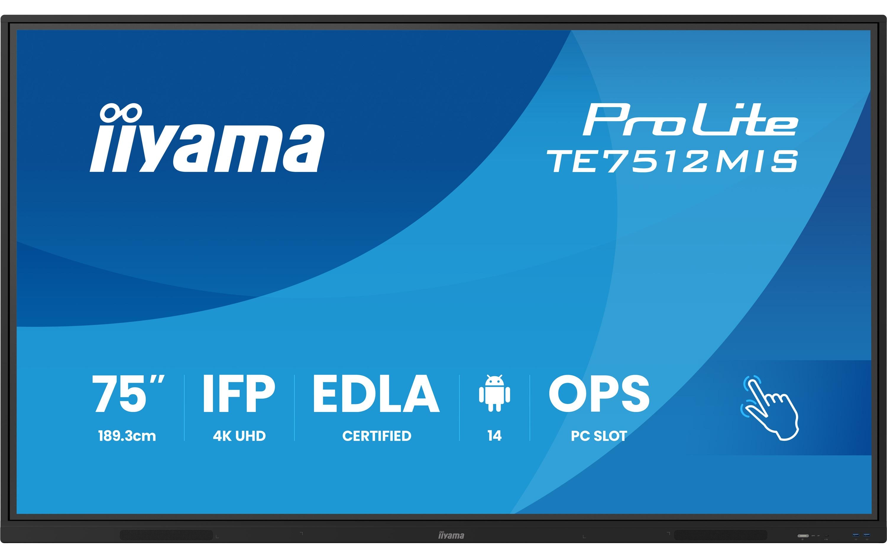 iiyama Touch Display ProLite TE7512MIS-B4AG 75