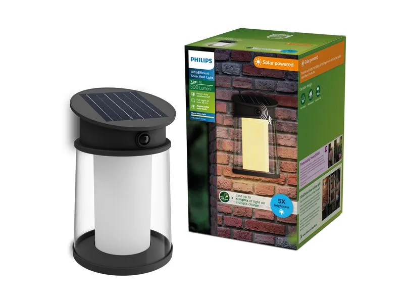Philips Juda Wand Solar UE RD 2700K anthrazit