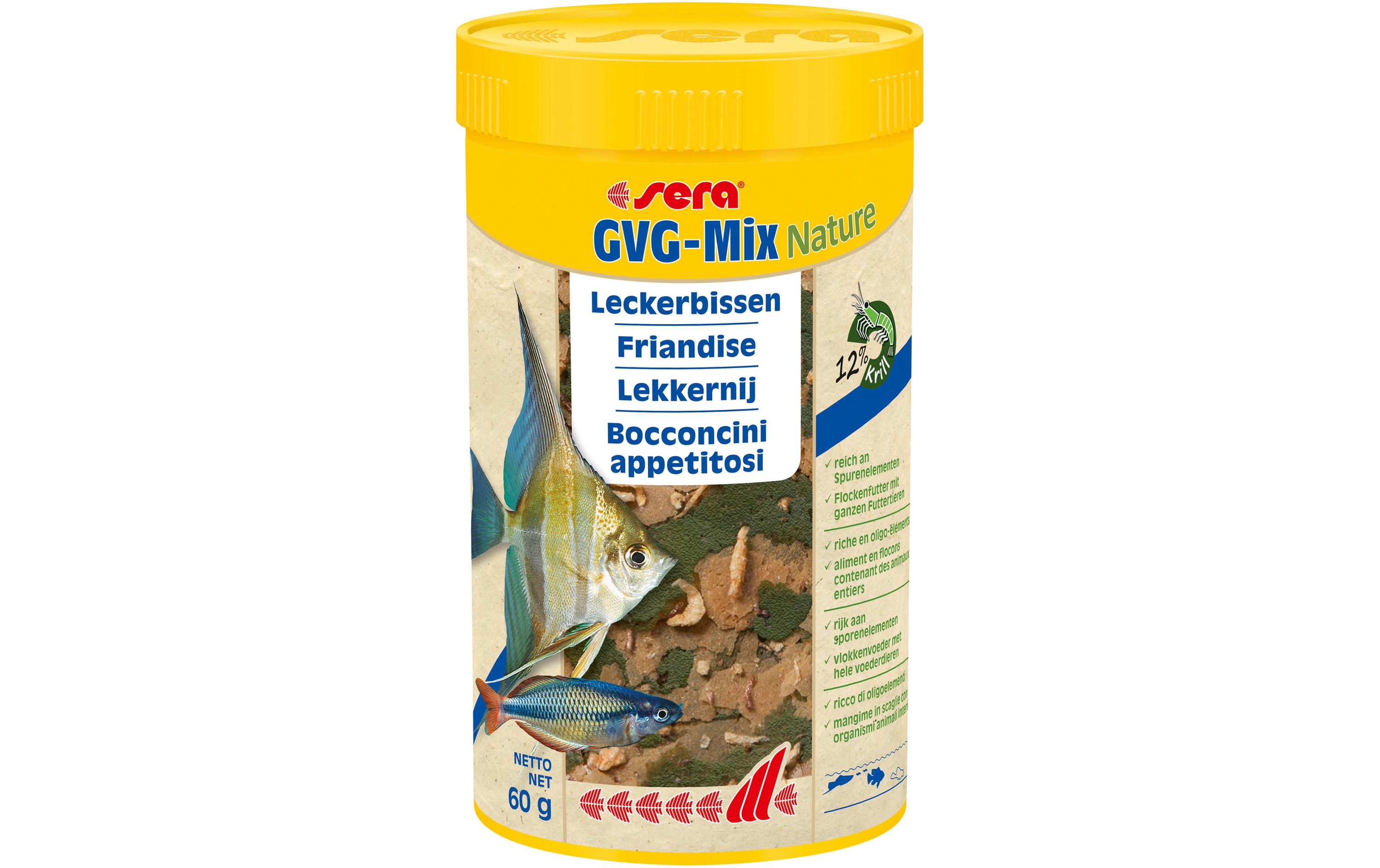 sera Leckerbissen GVG-Mix Nature, 250 ml, 60g sera Leckerbissen GVG-Mix Nature, 250 ml, 60g
