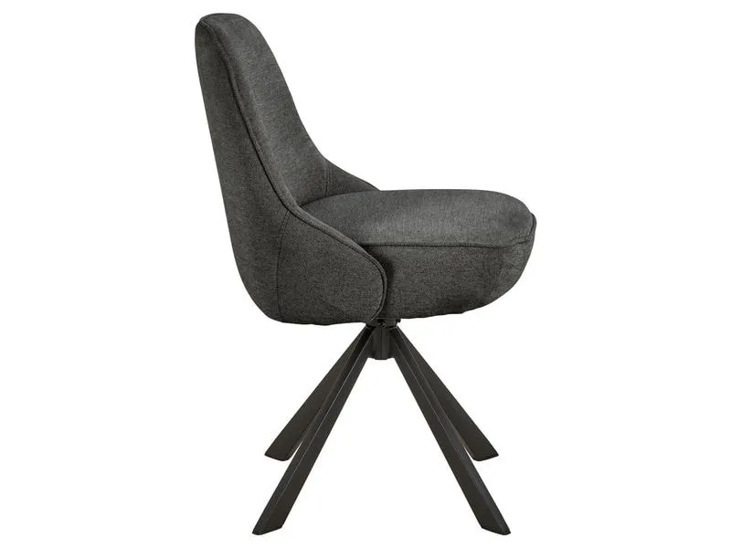 AC Design Stuhl Carlton 2 Stück, Grau