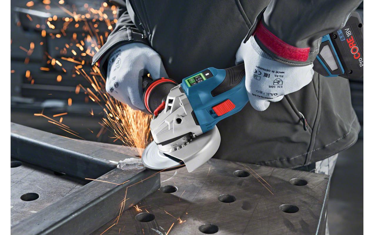 Bosch Professional Akku-Winkelschleifer GWS 18V-15 SC Biturbo Solo