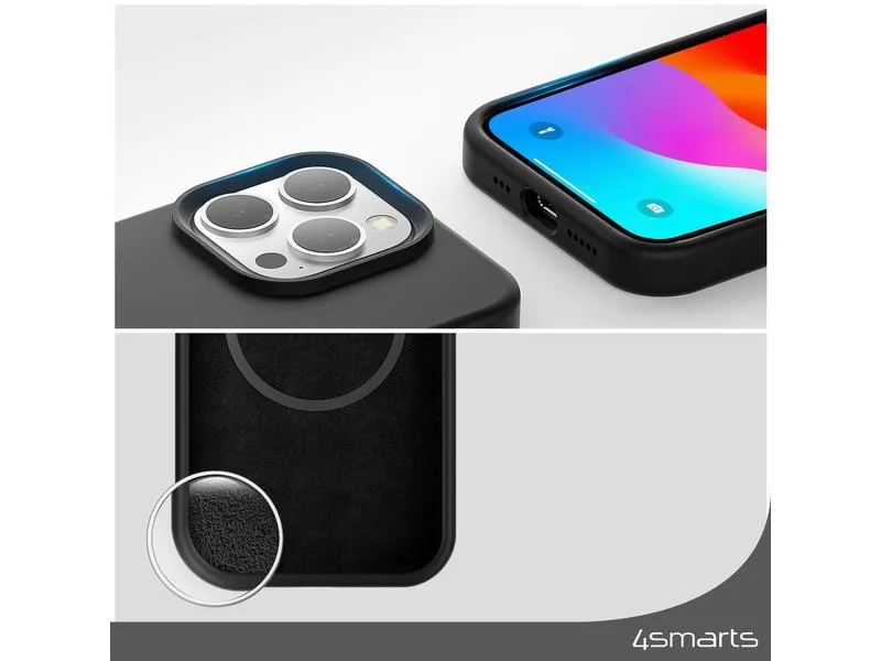 4smarts Back Cover Silicone Cupertino UltiMag iPhone 15 Plus