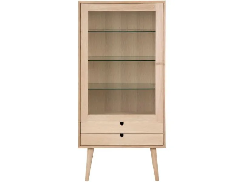 AC Design Vitrine Century Braun, 72 x 36 x 143.2 cm