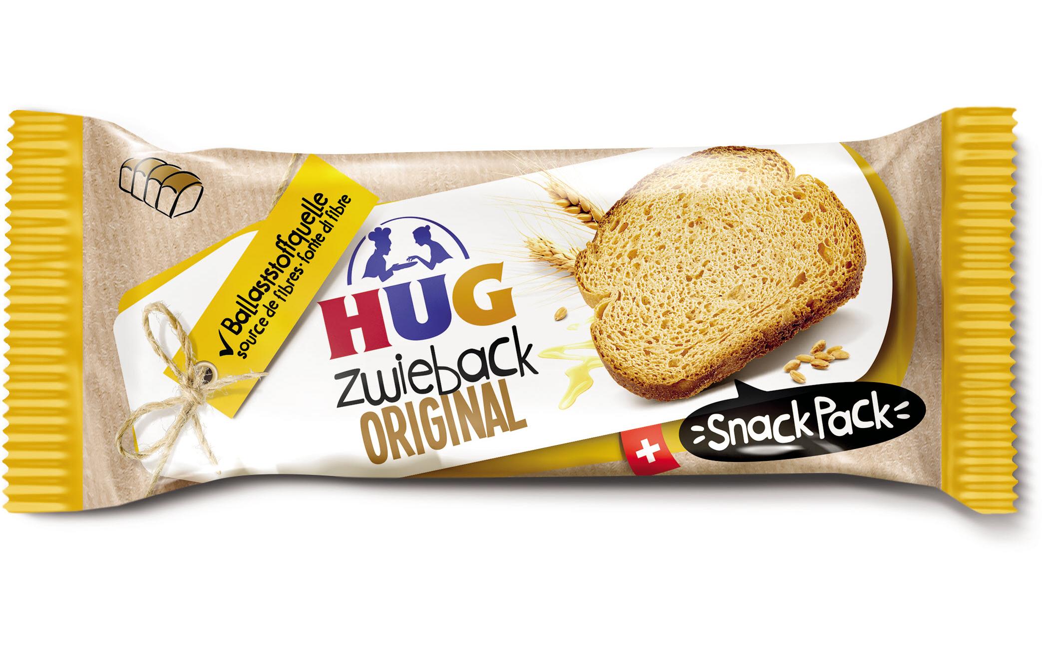 HUG Zwieback Original SnackPack 30 g