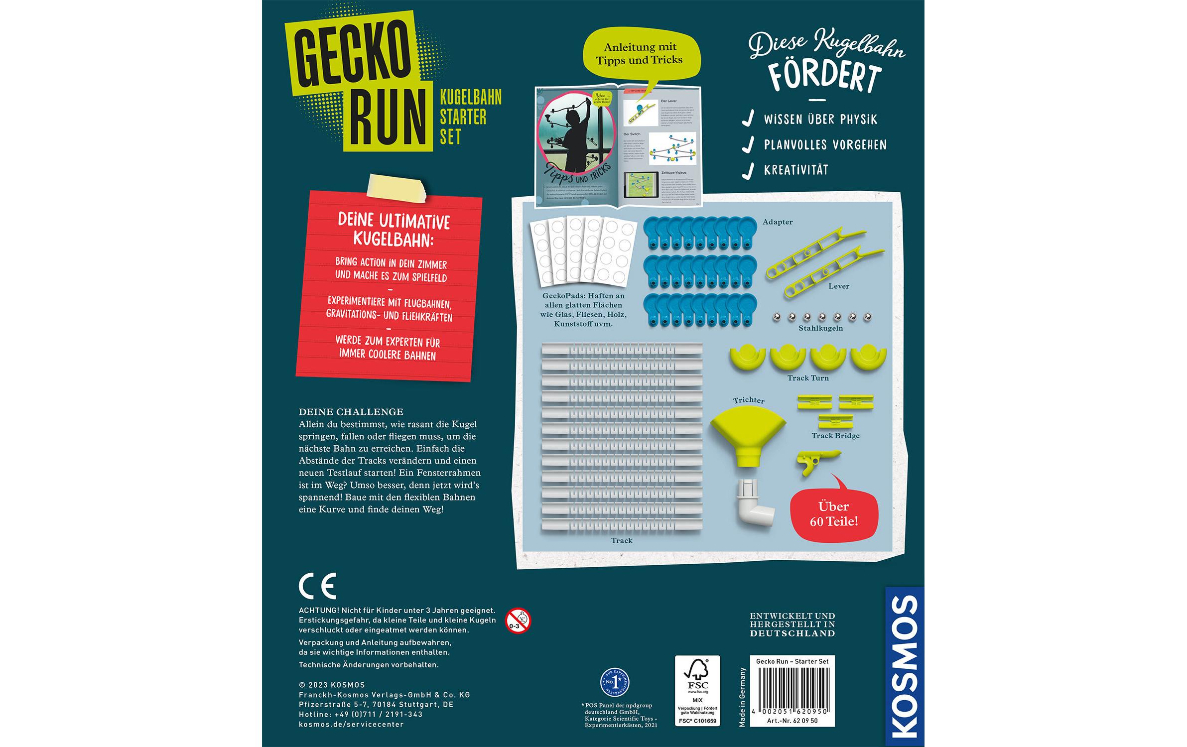 Kosmos Kugelbahn Gecko Run – Starter-Set