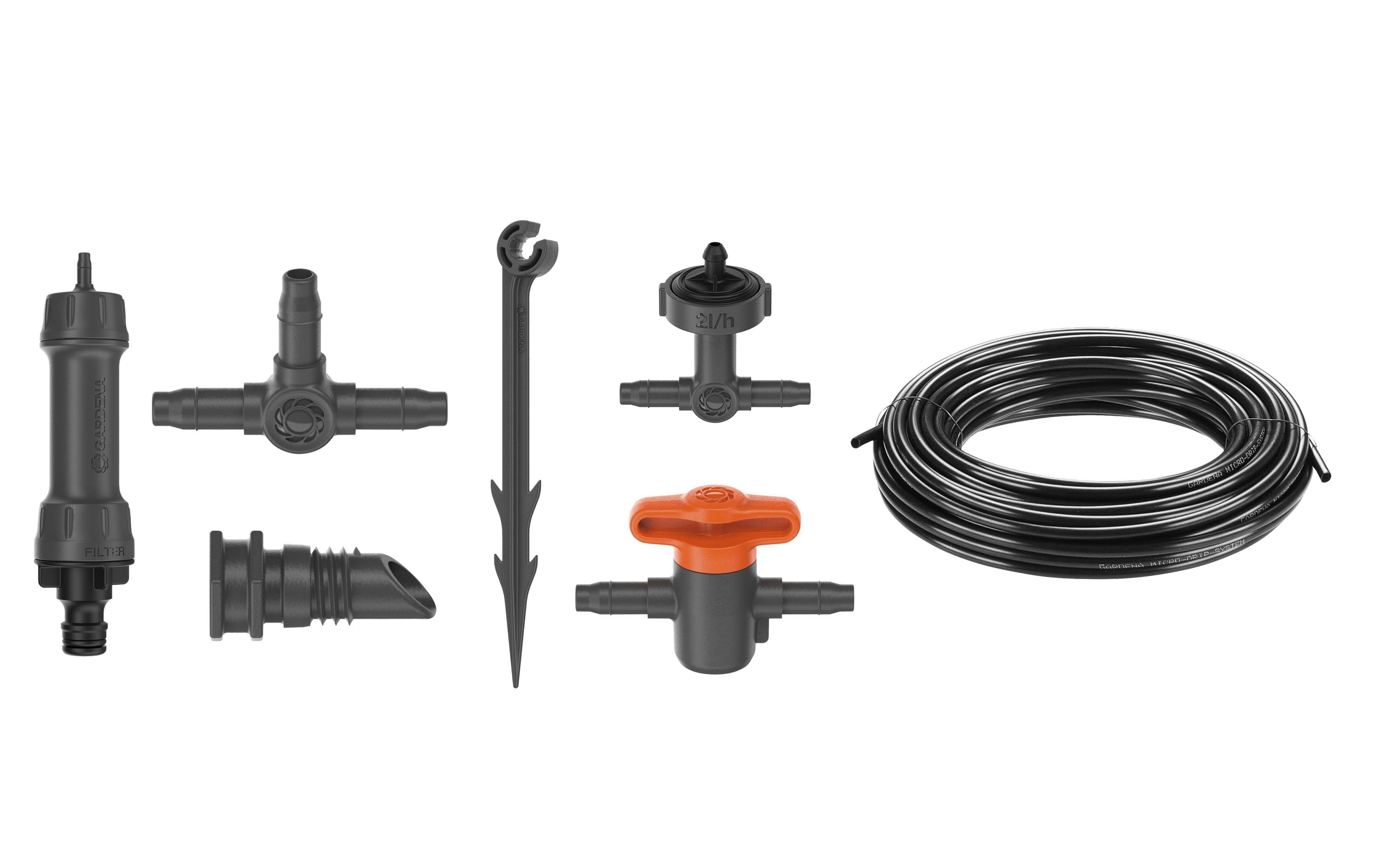 GARDENA Start-Set Tropfbewässerung für Balkone Micro-Drip-System GARDENA Start-Set Tropfbewässerung für Balkone Micro-Drip-System