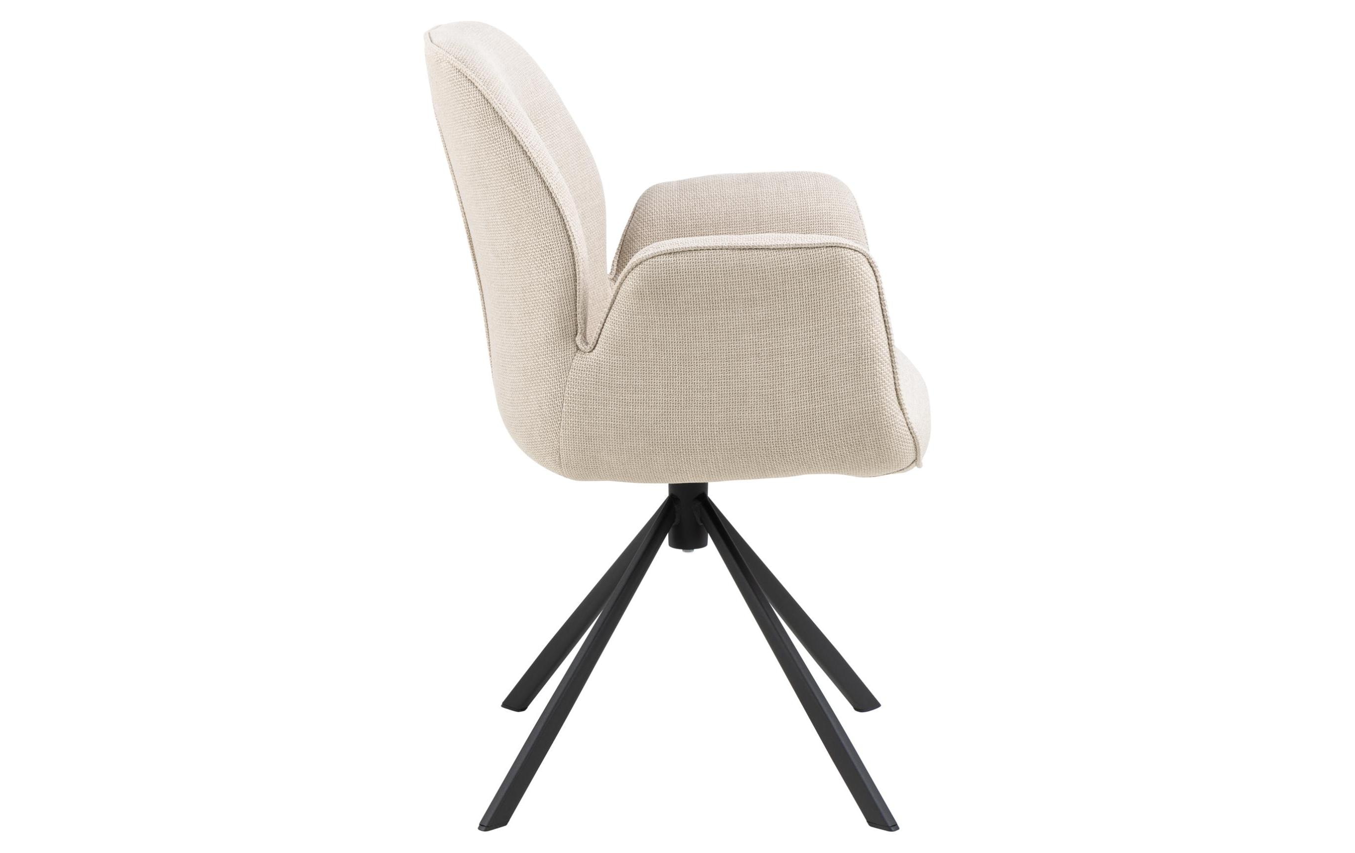 AC Design Stuhl Aura Beige/Schwarz