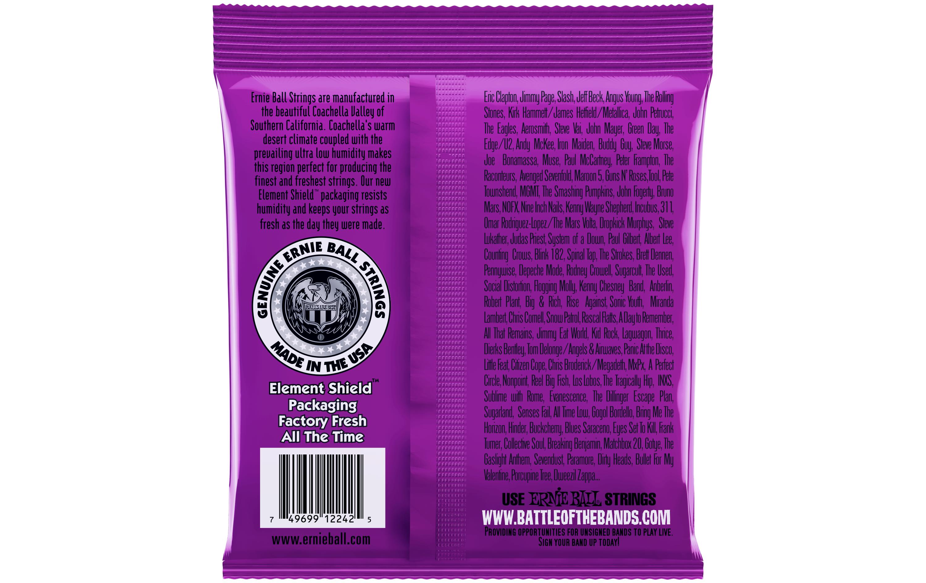 Ernie Ball Gitarrensaiten 2242 Slinky RPS – Power 11-48