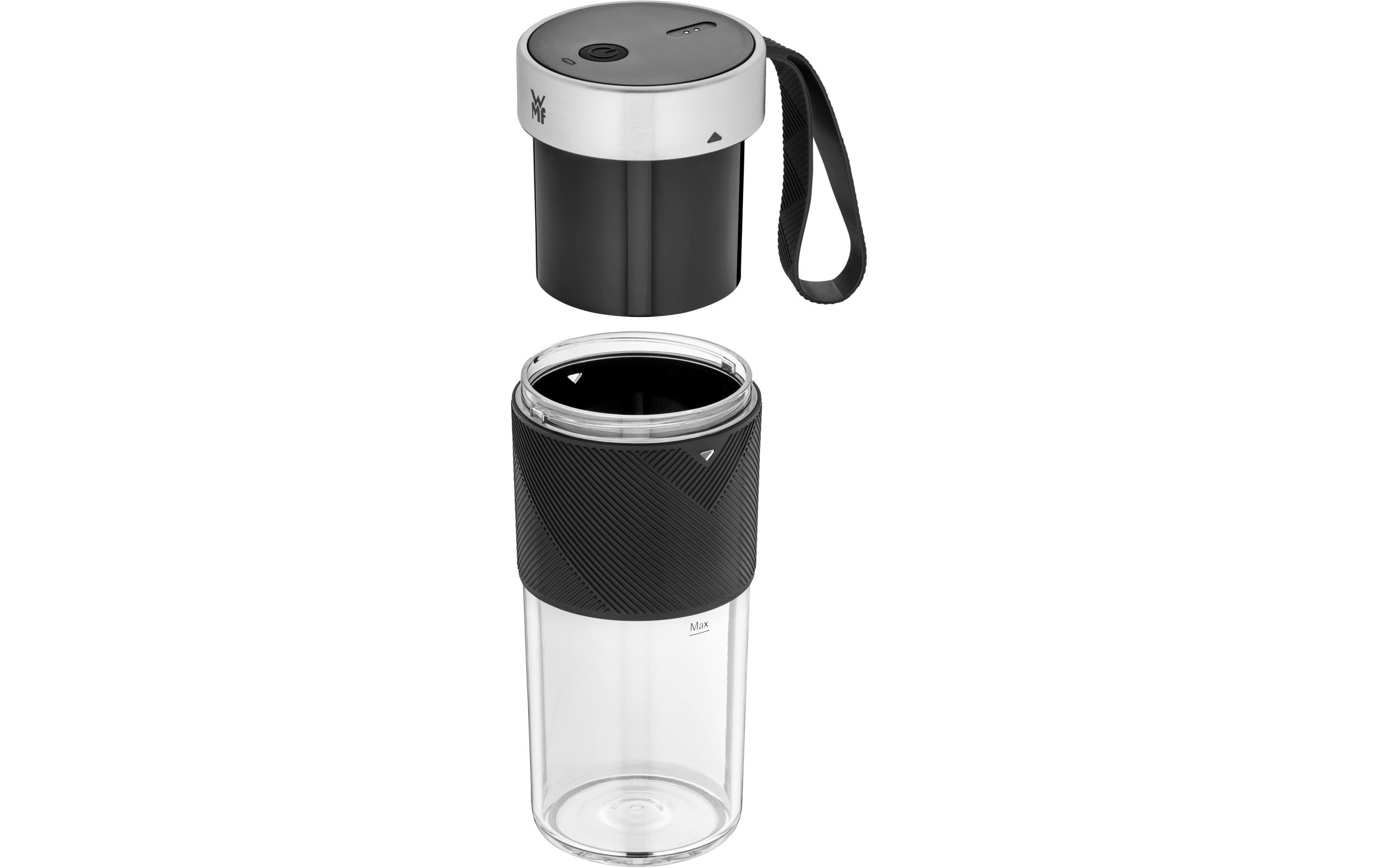 WMF Smoothie Maker Küchenminis Mix on the go Schwarz/Silber matt