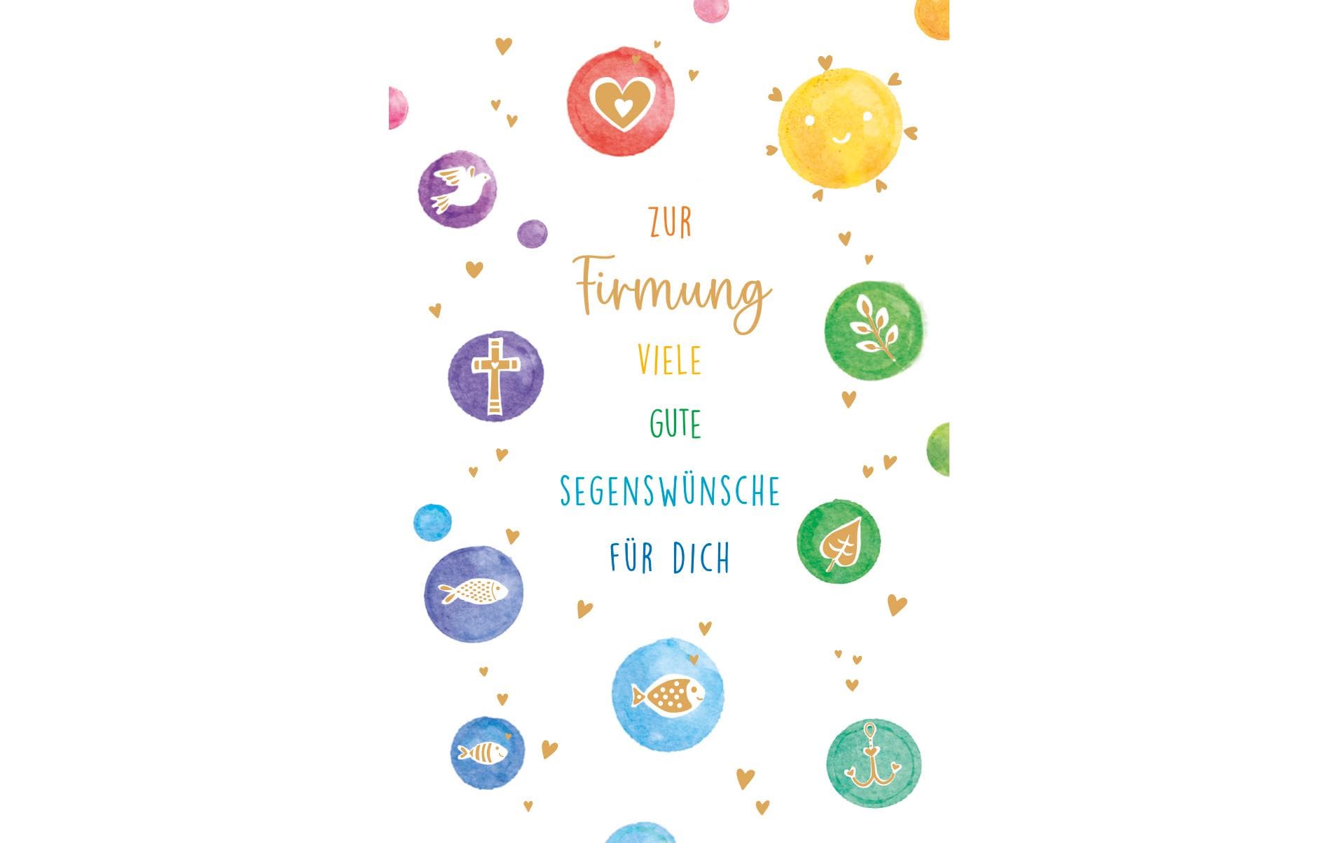 ABC Glückwunschkarte Firmung 12.5 x 17.6 cm ABC Glückwunschkarte Firmung 12.5 x 17.6 cm