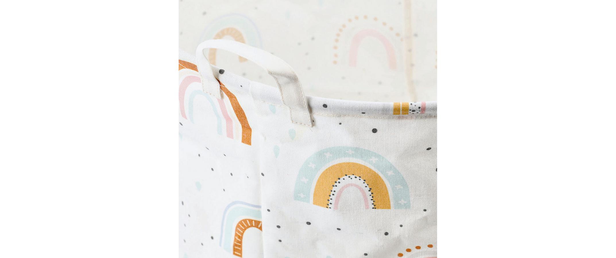 Zeller Present Wäschekorb Rainbow Canvas 38 x 48 cm Zeller Present Wäschekorb Rainbow Canvas 38 x 48 cm