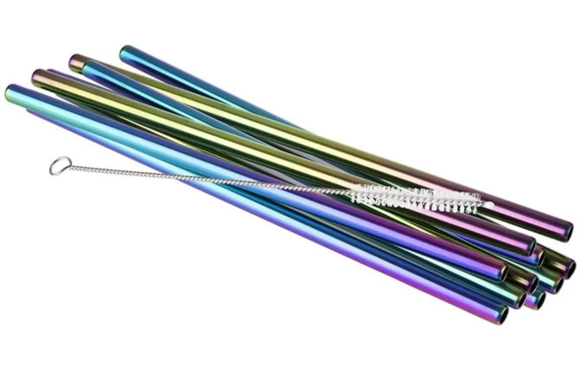 APS Strohhalm 11er-Set, 21.5 cm, Regenbogen APS Strohhalm 11er-Set, 21.5 cm, Regenbogen
