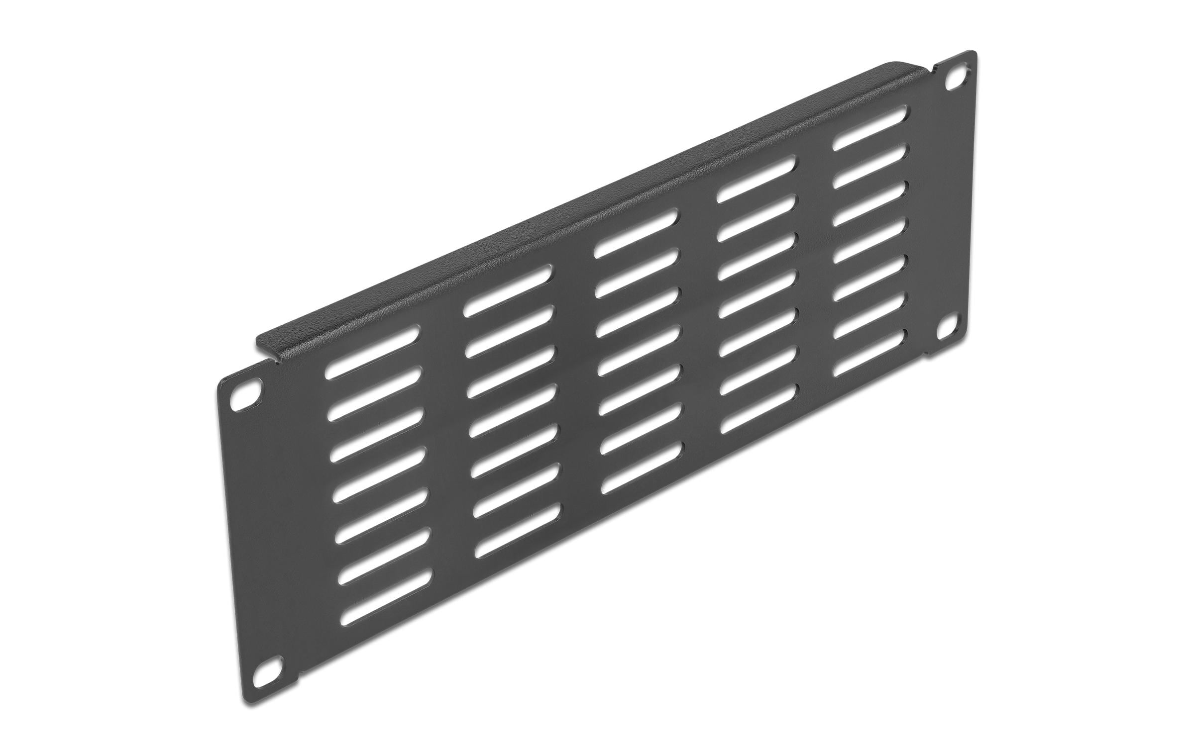 Delock Netzwerkschrank Panel 2HE mit Lüftungsschlitzen 10