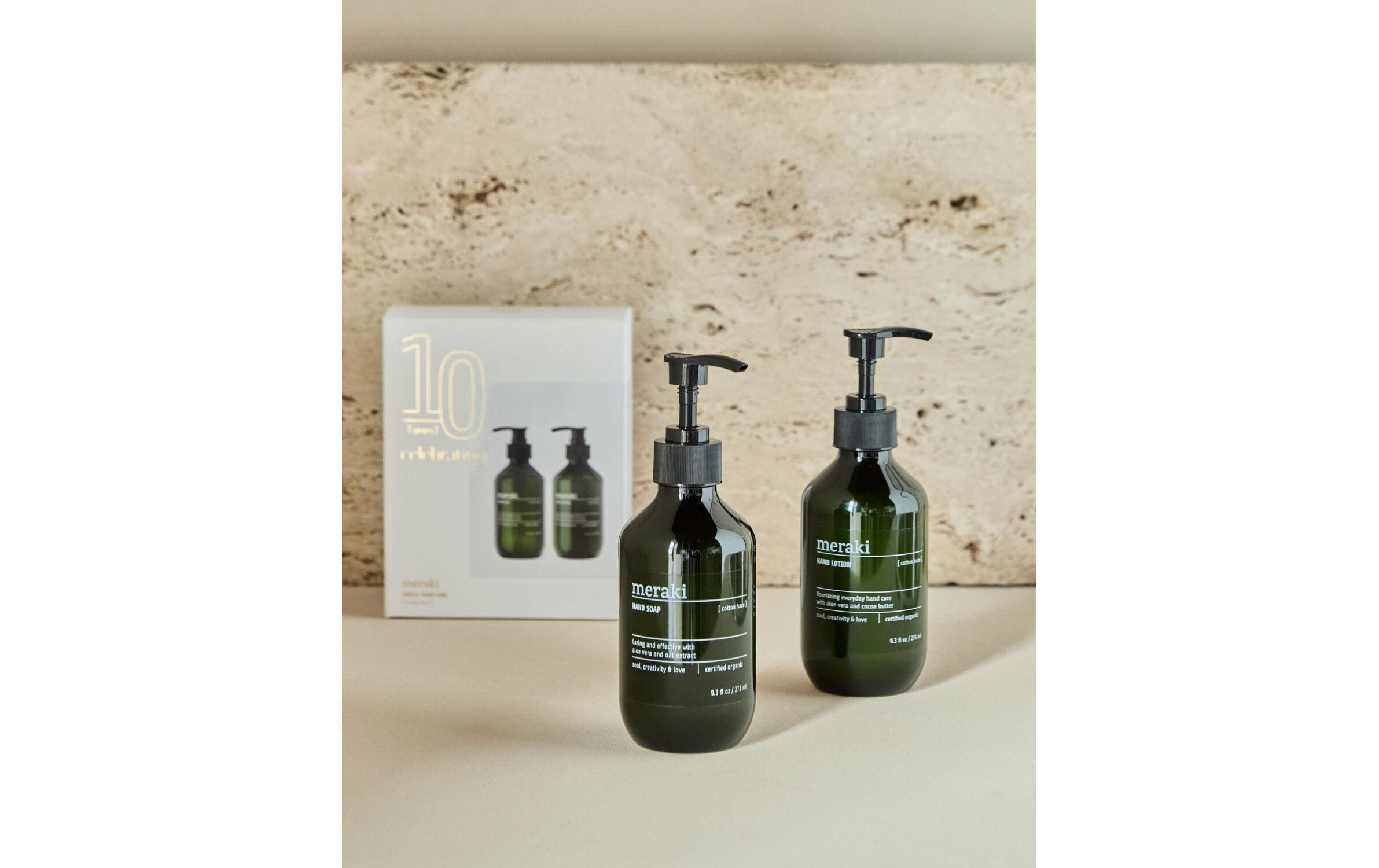 meraki Geschenkset Cotton Haze, Simple Hand Care 2 x 275 ml