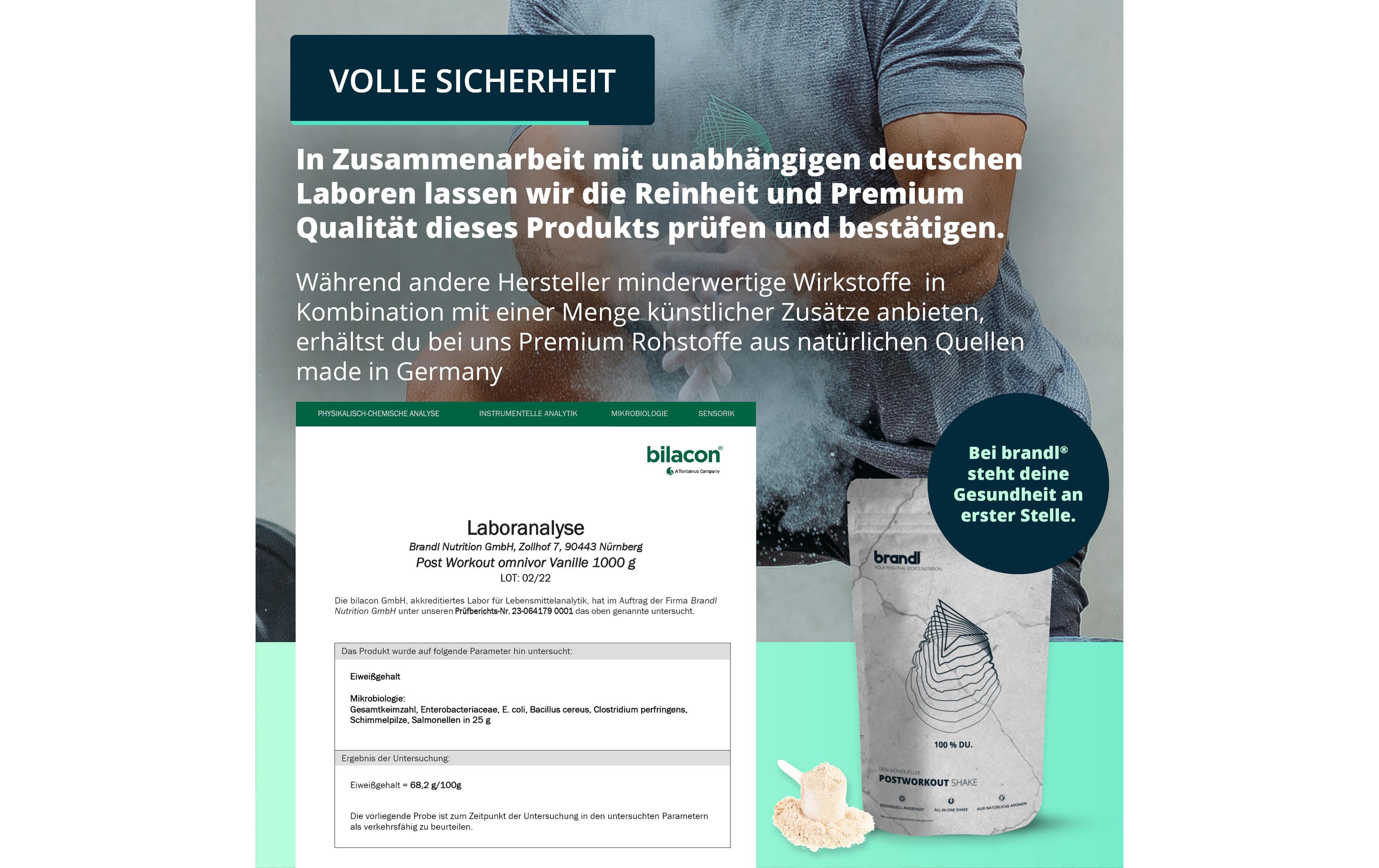 Brandl-Nutrition Pulver Vegan Protein All-in-One Post Workout Banane 1000 g Brandl-Nutrition Pulver Vegan Protein All-in-One Post Workout Banane 1000 g