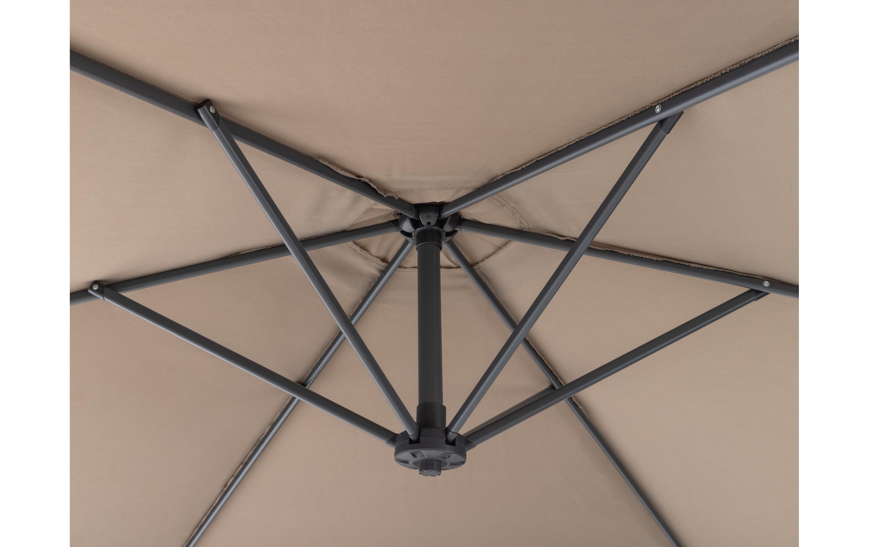 COCON Sonnenschirm TR-018 Ø 300 cm, hängend, Taupe