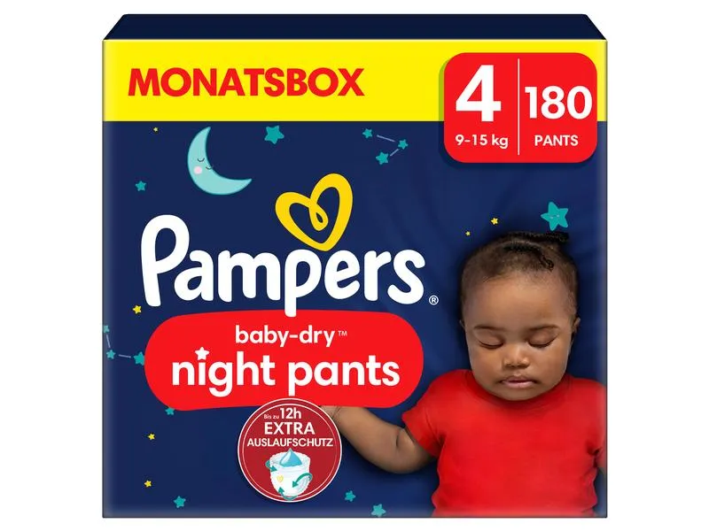 Pampers Nachtwindeln Baby Dry Night Pants Grösse 4 Pampers Nachtwindeln Baby Dry Night Pants Grösse 4