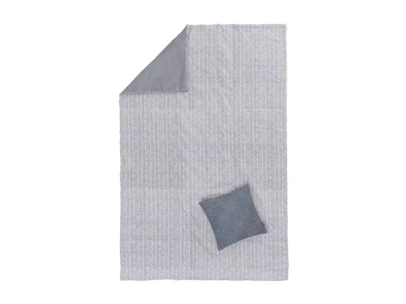 Urbanara Picknickdecke Ankisa 190 x 130 cm - Terrakotta / Weiss