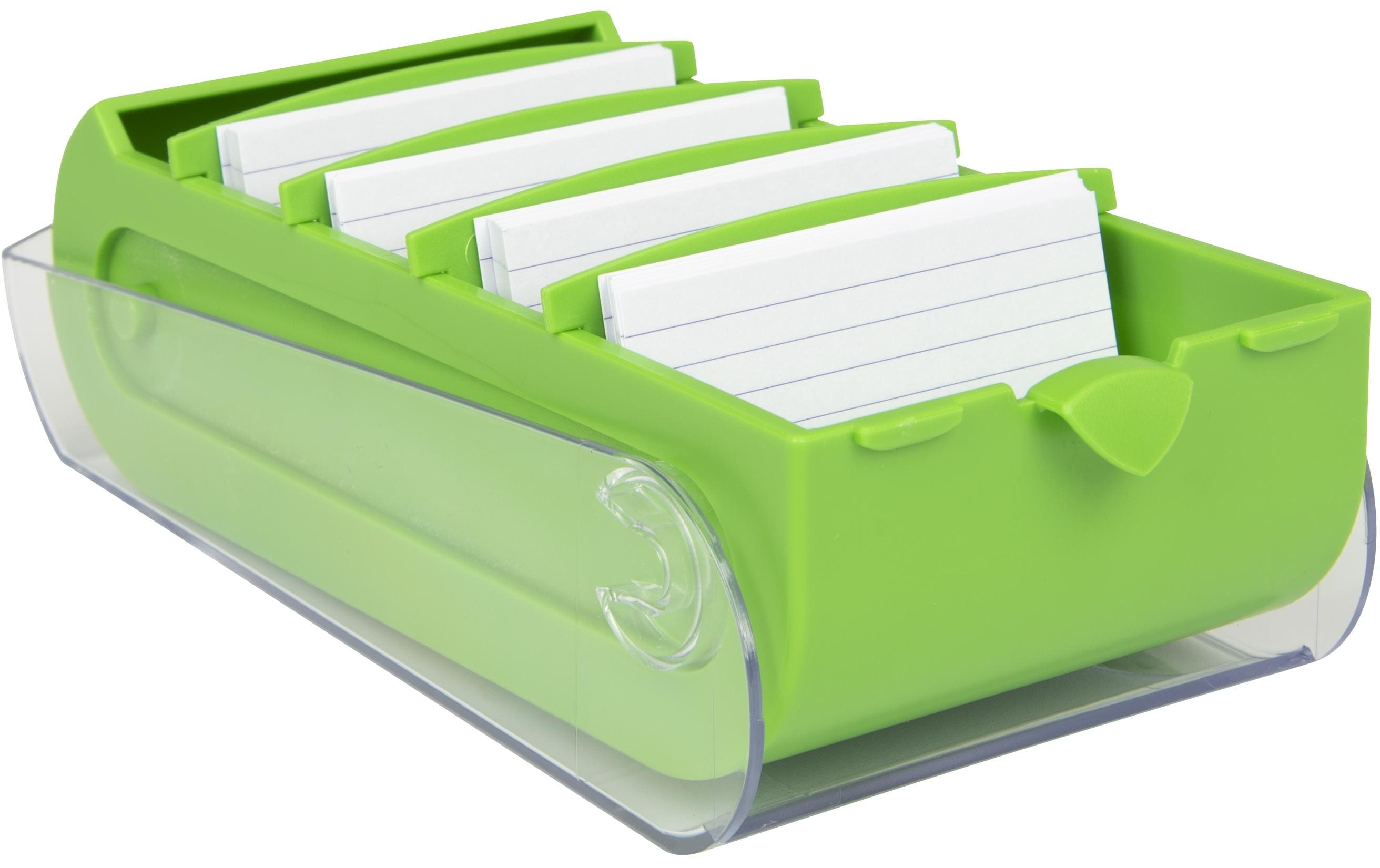 Biella Karteibox Bunny A8 100 Karten, Grün Biella Karteibox Bunny A8 100 Karten, Grün