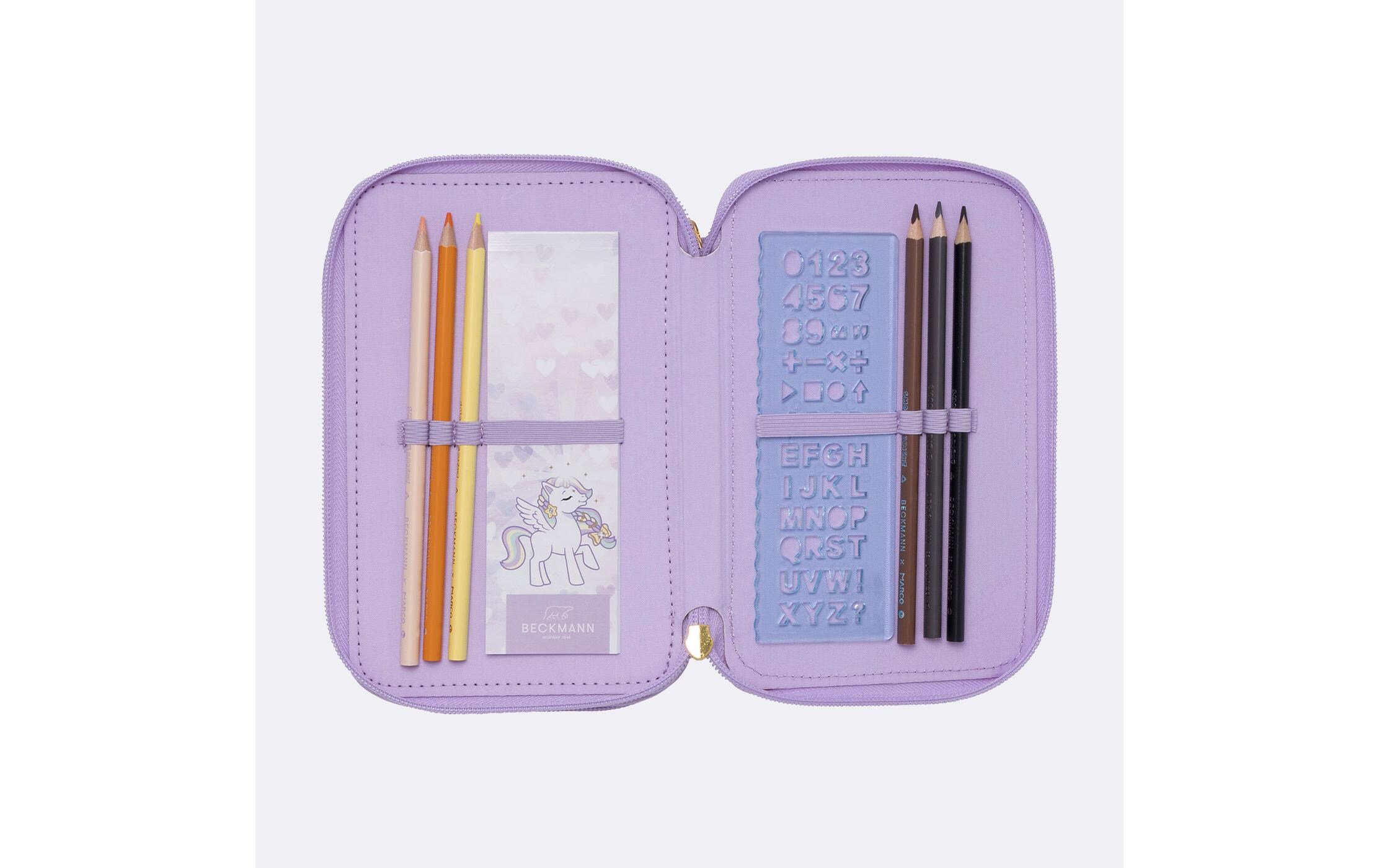 Beckmann Etui Classic Triple Unicorn Princess, 28-teilig