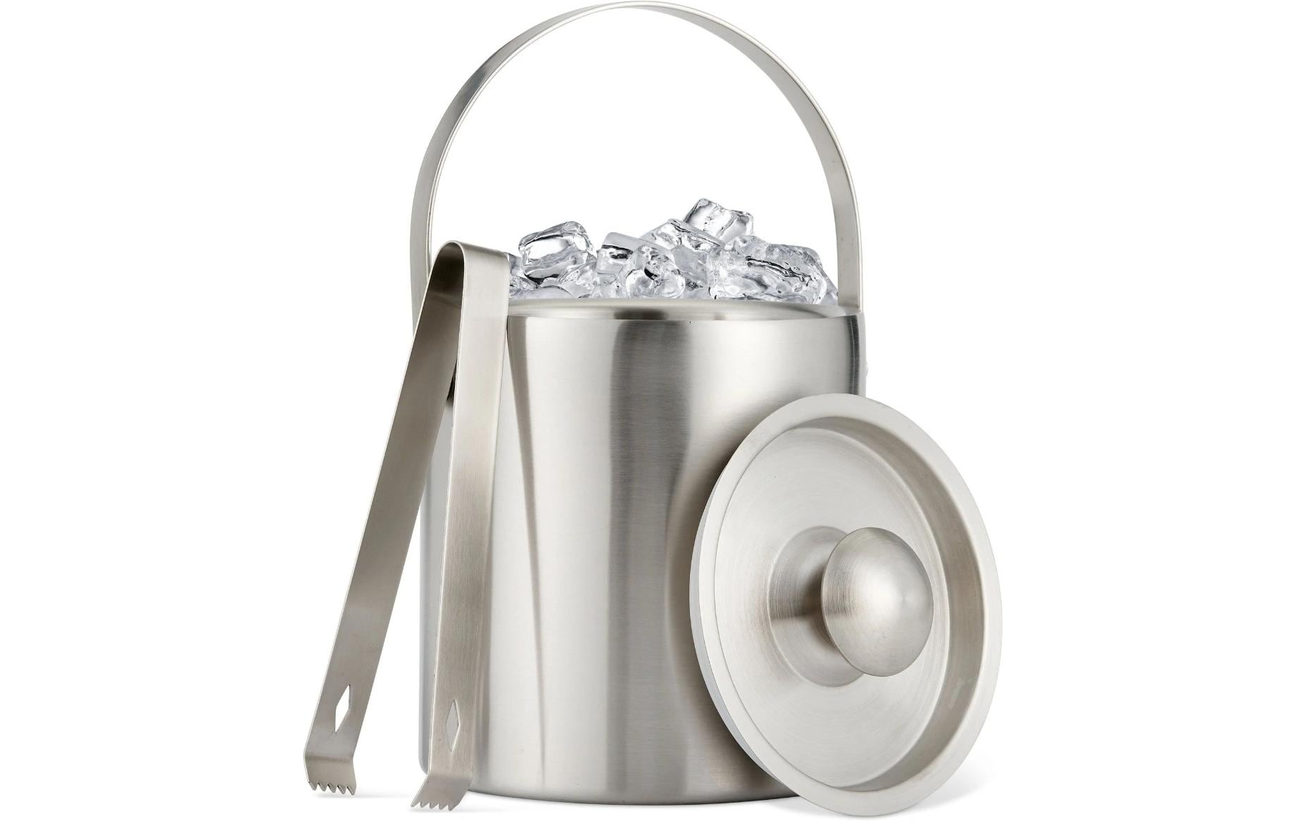 Oak & Steel Eiswürfelbehälter 2 L, Silber