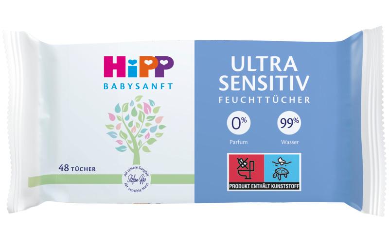 HIPP Feuchttücher Babysanft Ultra sensitiv 5x 48 Stk.