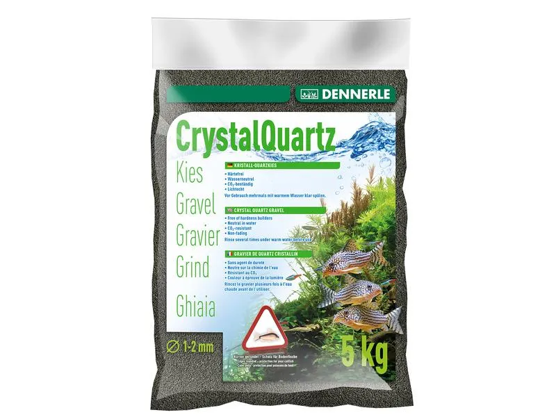 Dennerle Bodengrund Kristall-Quarzkies Diamantschwarz, 5 kg Dennerle Bodengrund Kristall-Quarzkies Diamantschwarz, 5 kg