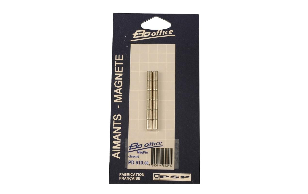 BoOffice Haftmagnet MagPin 12 Stück, Silber BoOffice Haftmagnet MagPin 12 Stück, Silber