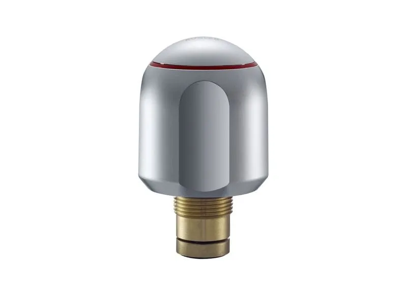 Laufen Sanitär-Oberteil mit Griff rot Warmwasser / chrom Laufen Sanitär-Oberteil mit Griff rot Warmwasser / chrom
