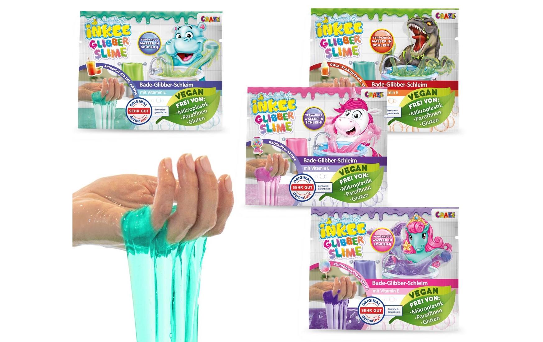 Craze Badespass Inkee Bade-Glibber-Schleim Mix assortiert