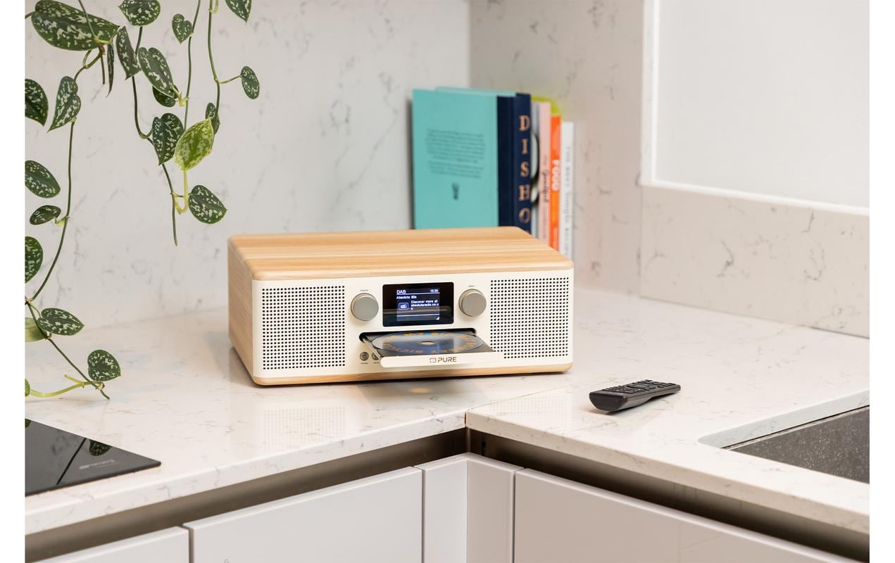 Pure DAB+ Radio Classic C-D6 Eiche/Weiss