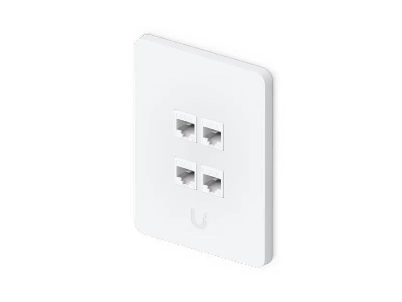 Ubiquiti Vertikal Paintable Keystone Wall Plate 4-Port, 4er-Pack Ubiquiti Vertikal Paintable Keystone Wall Plate 4-Port, 4er-Pack
