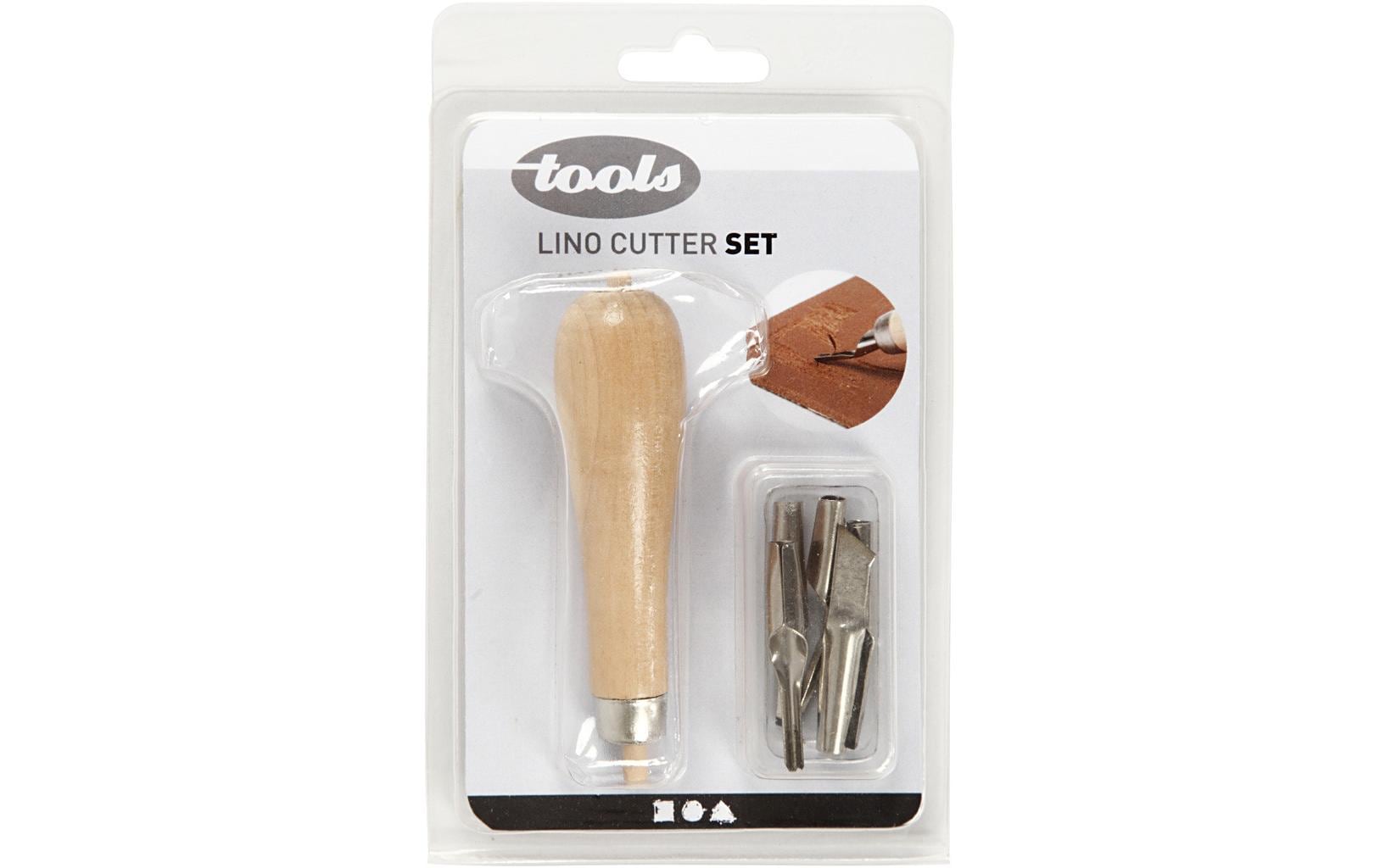 Creativ Company Stempel Zubehör Werkzeug für Linol 7-teilig