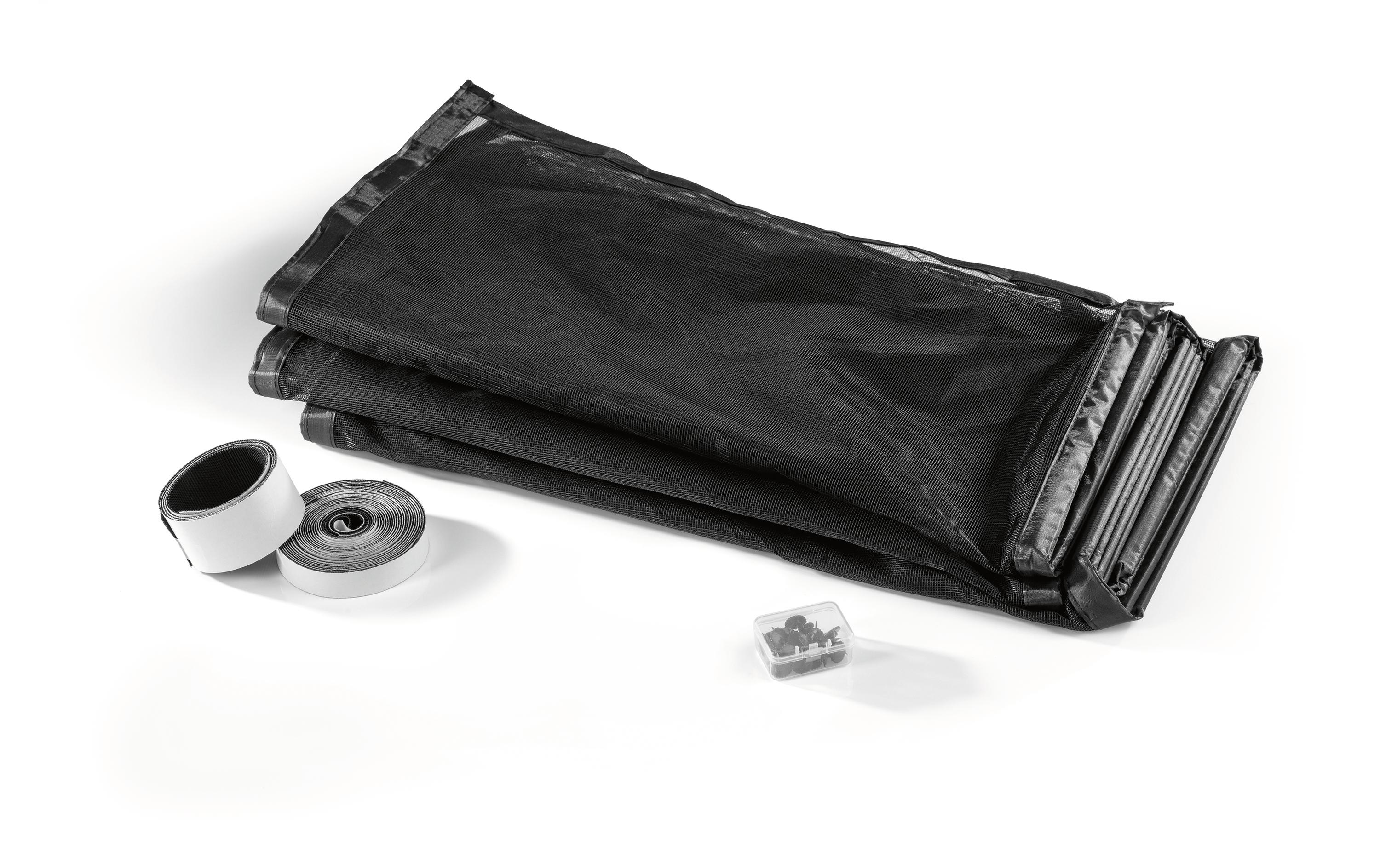 EASYmaxx Tür-Moskitonetz Strong Click, 100 x 210 cm, schwarz