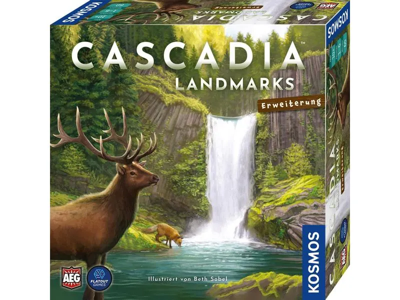 Kosmos Familienspiel Cascadia: Landmarks -DE- Kosmos Familienspiel Cascadia: Landmarks -DE-