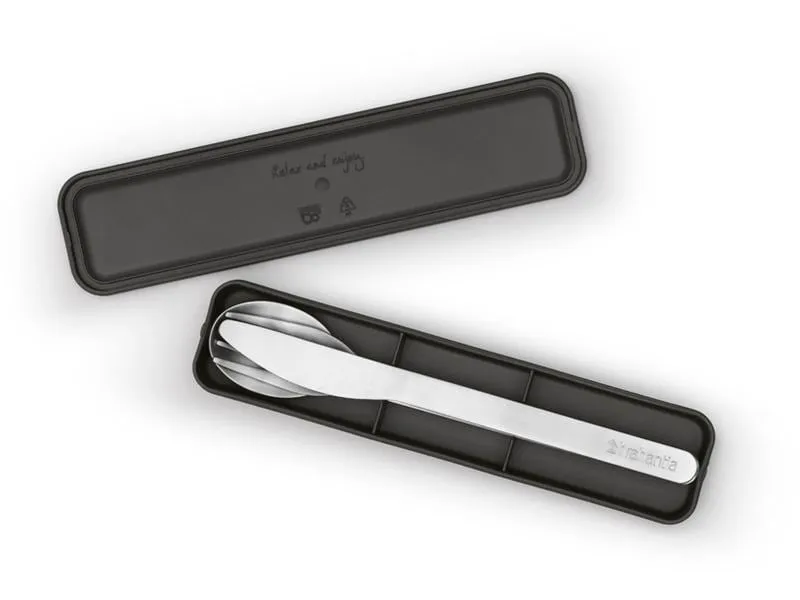Brabantia Besteck-Set to go Make & Take 3-teilig, Silber