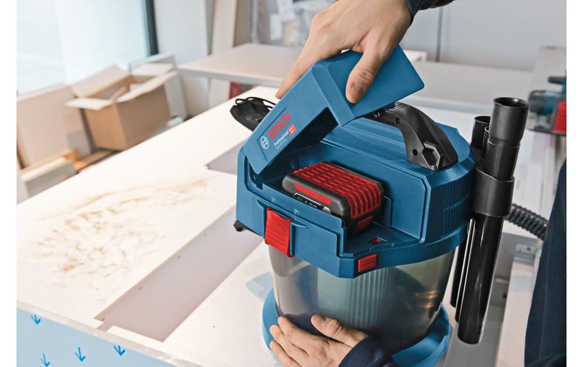 Bosch Professional Akku-Nass-/Trockensauger GAS 18V-10L Solo CLC