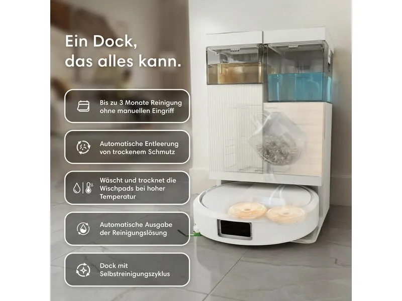 iRobot Roomba 575 Plus Combo, AutoWash Dock, Weiss iRobot Roomba 575 Plus Combo, AutoWash Dock, Weiss