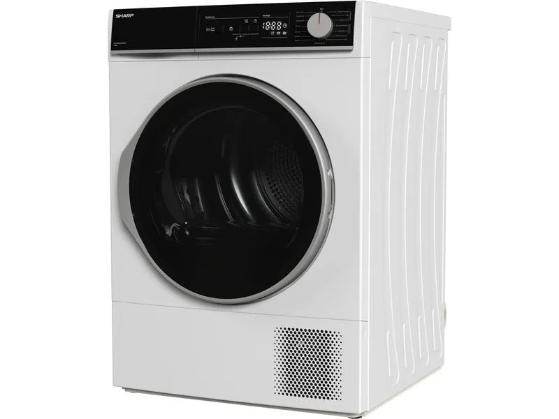 Sharp Wäschetrockner KD-NHA0S6GW1C 10 kg Weiss Rechts