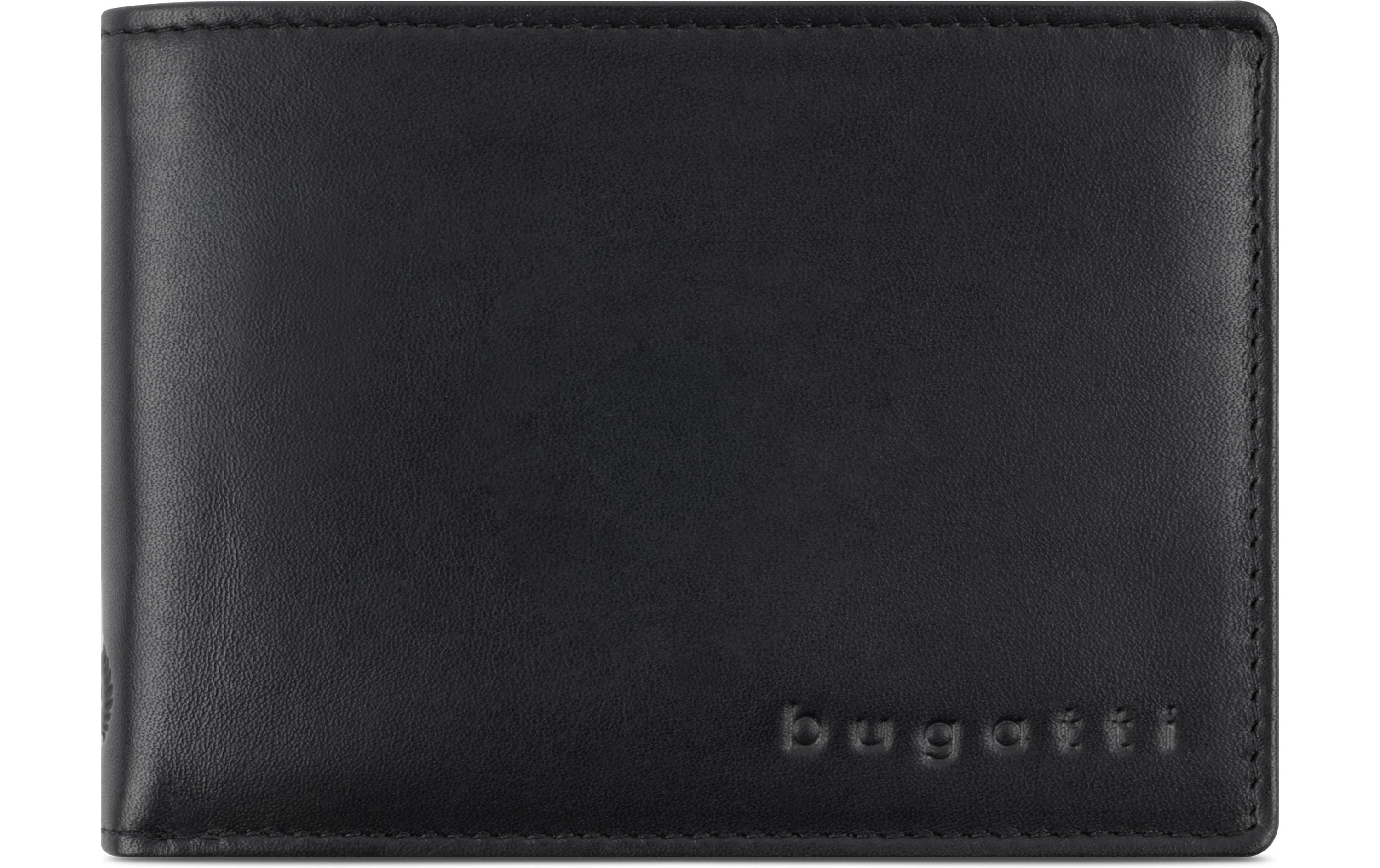 Bugatti Portemonnaie Primo 12.5 cm, Schwarz Bugatti Portemonnaie Primo 12.5 cm, Schwarz
