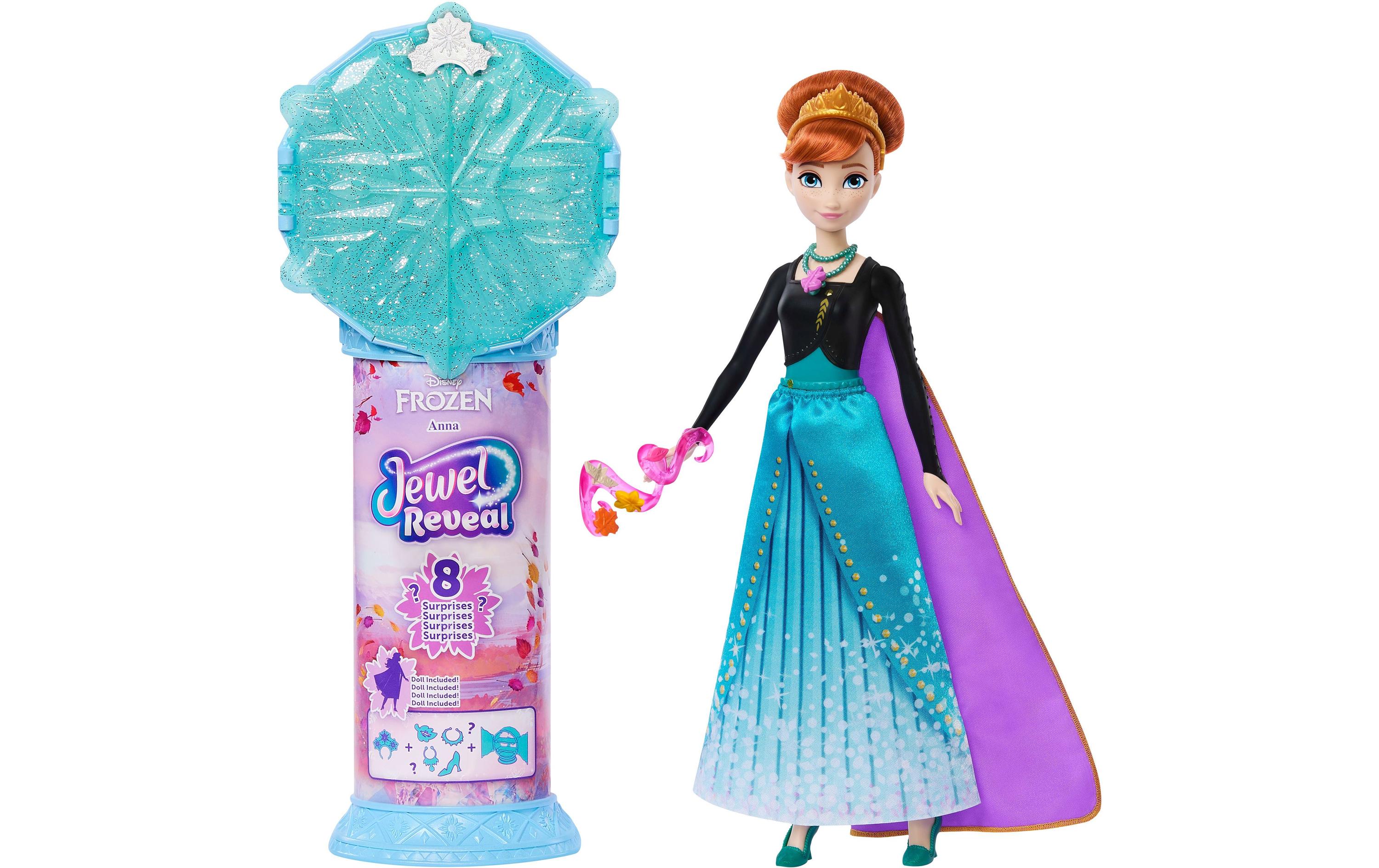 Disney Frozen Puppe Die Eiskönigin Juwel Reveal Anna Disney Frozen Puppe Die Eiskönigin Juwel Reveal Anna