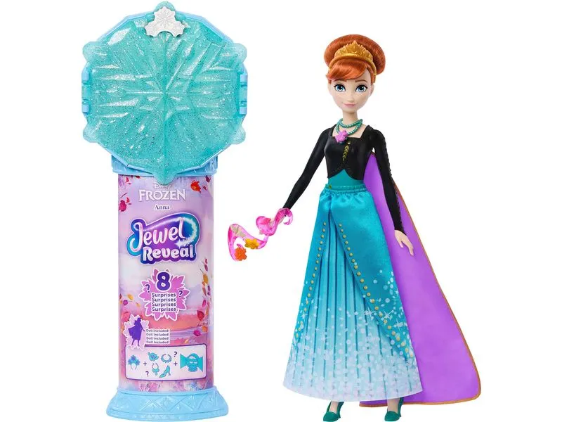 Disney Frozen Puppe Die Eiskönigin Juwel Reveal Anna Disney Frozen Puppe Die Eiskönigin Juwel Reveal Anna