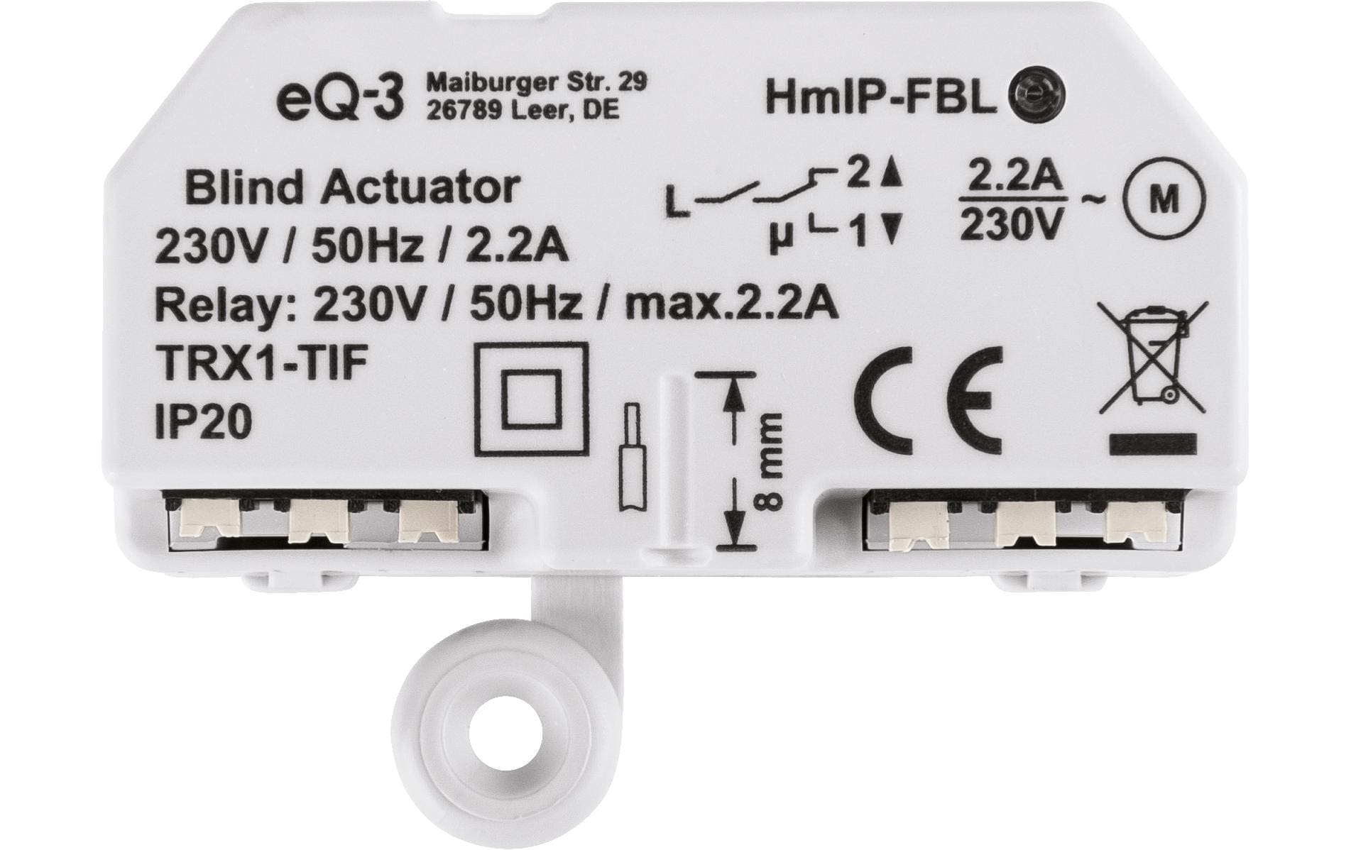 Homematic IP Smart Home Funk-Jalousieaktor Unterputz