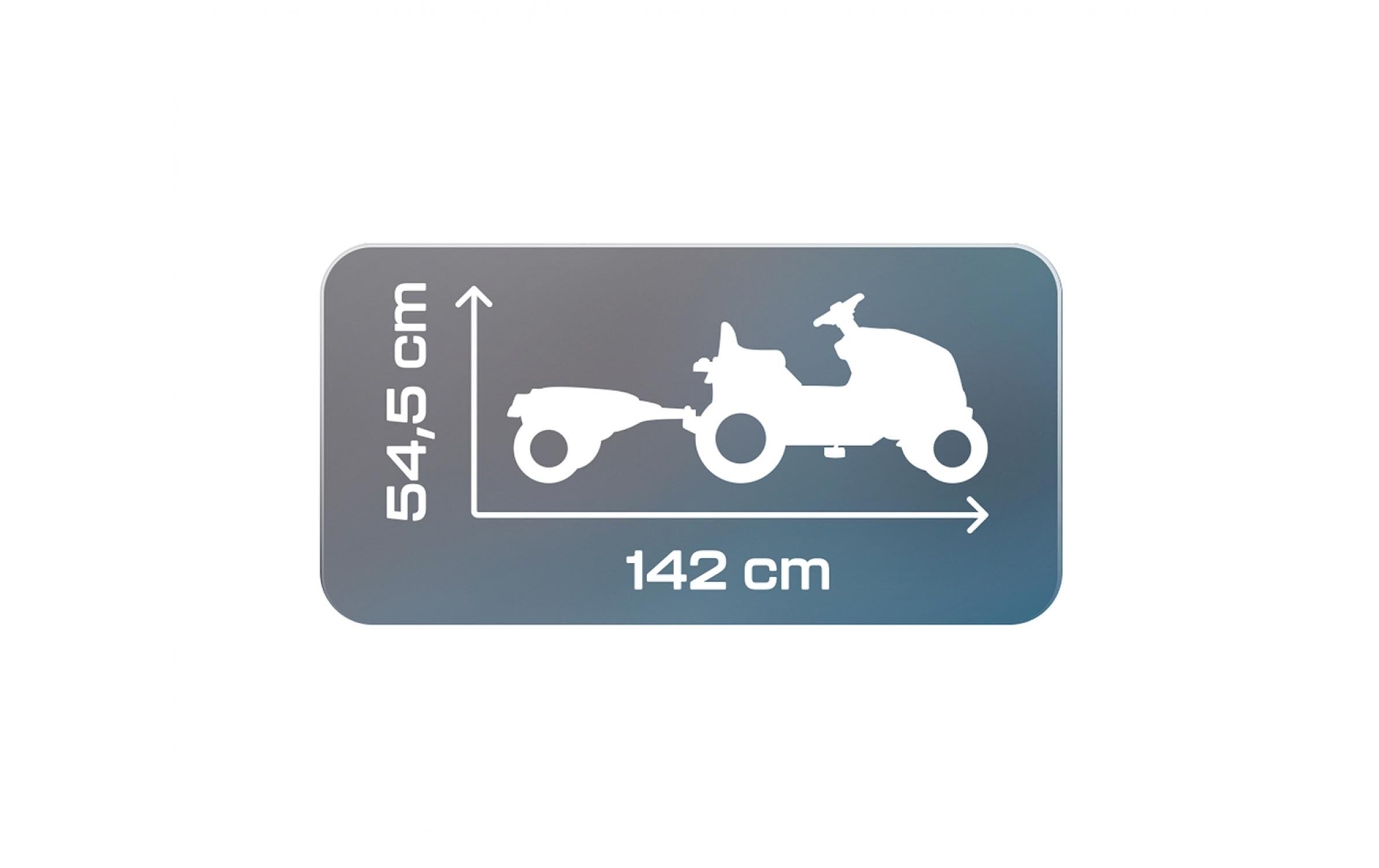 Smoby Traktor Farmer XL mit Anhänger Grün