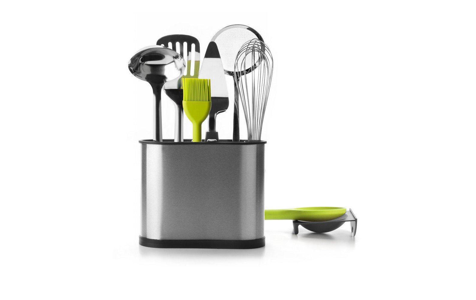 Ibili Küchenutensilienhalter Silber