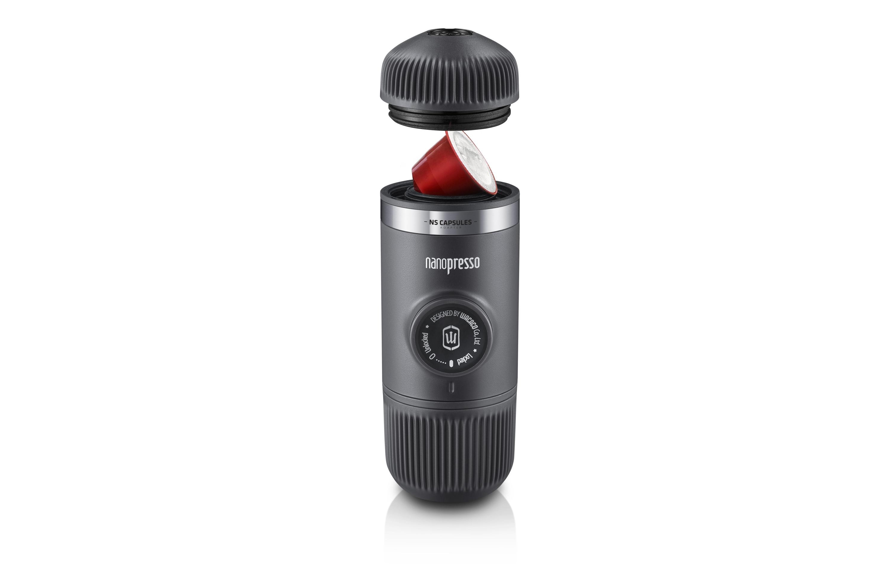Wacaco Reisekaffeemaschine Nanopresso Bundle mit Nespresso Adapter