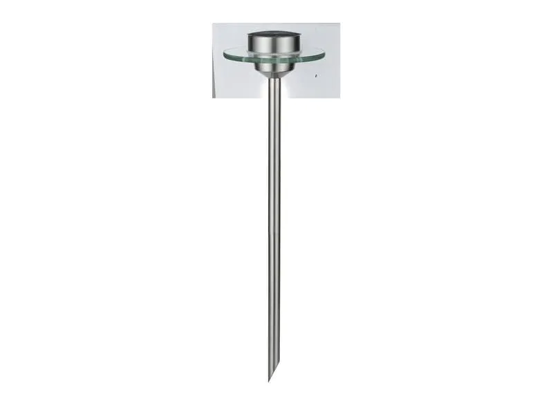 Paulmann Sockelleuchte LED Solarspiess Special Ufo, 3000K, Edelstahl