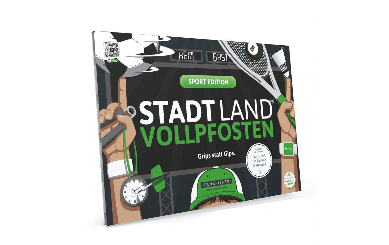 Denkriesen Stadt Land Vollpfosten A4 Block Sport Edition -DE-