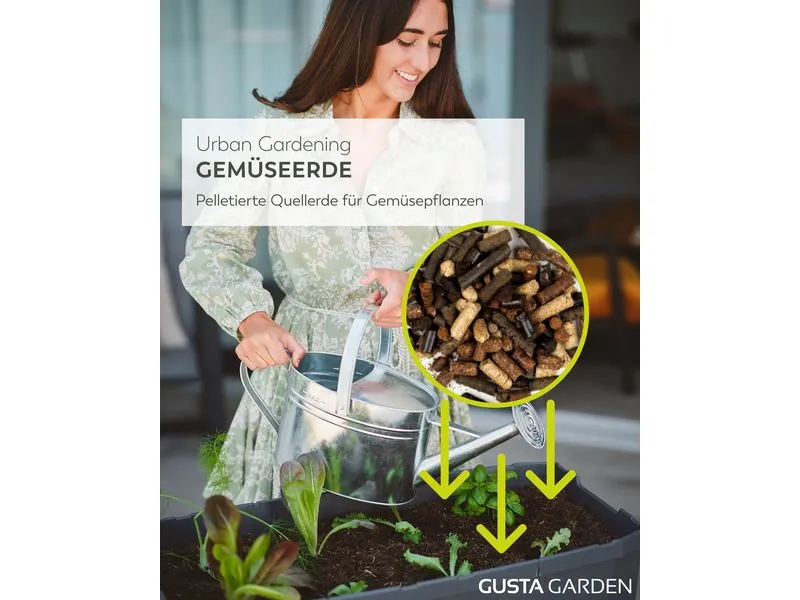 Gusta Garden Pelletierte Quellerde 9.2 kg