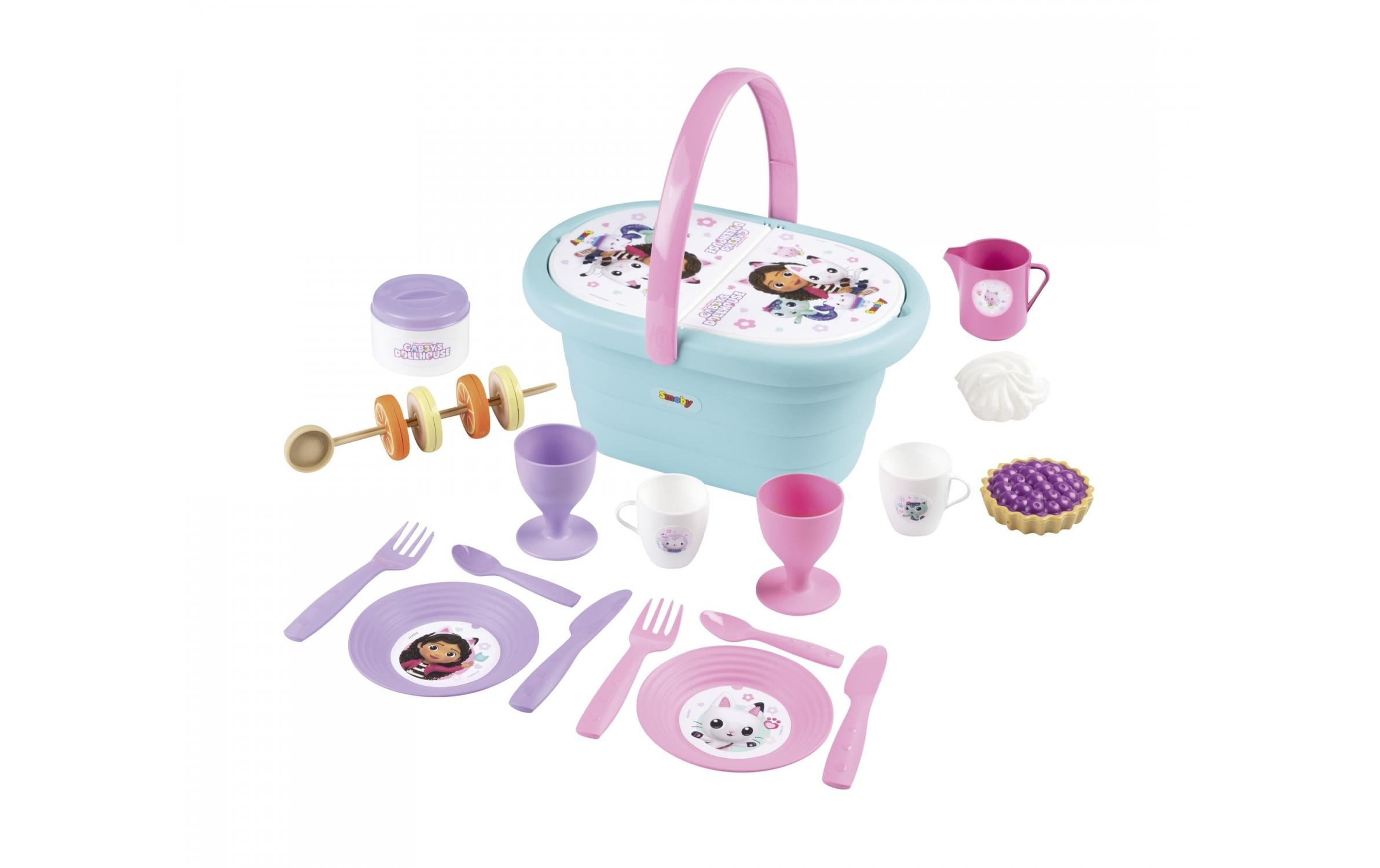 Smoby Spiel-Geschirr Gabby's Dollhouse Picknickkorb